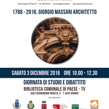 03/12/16 - Paese (TV) Giornata di studio e dibattito su Giorgio Massari