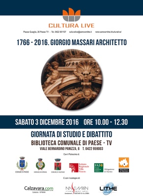 03/12/16 - Paese (TV) Giornata di studio e dibattito su Giorgio Massari